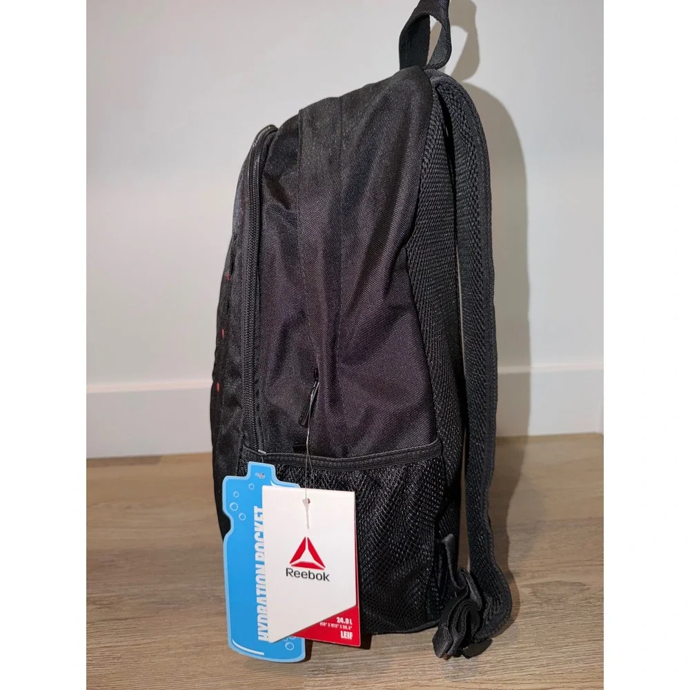 Black Reebok backpack 18" - Picture 2 of 7